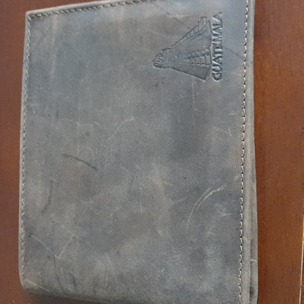 Guatemala leather mens wallet